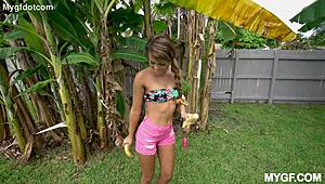 Pussy Goes Bananas Over Black Cock in Bent-Over Deepthroat and Cumshot Frenzy!