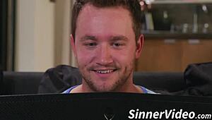 Stepmom Spots Stepson Jerking Monster Cock And Joins For Hardcore Facial Finish