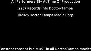 Dr tampa examines katie in university hospital with gloves, toys, vibrator till she cums hard pov