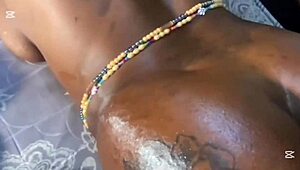 stepdad sneaks in and wakes naughty stepdaughter for quick anal creampie