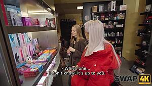 hot girl and cuckold boyfriend join kinky masquerade for wife swap