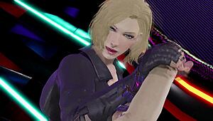 Nina Williams Delivers Intense Handjob and Hardcore Sex