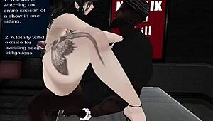 Monster BBC Hardfucks Big Ass Slut IMVU