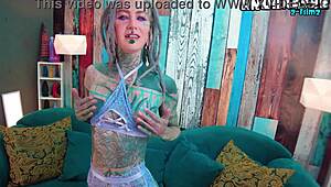 Ever wonder what happens when a tattooed alt pornstar bares her petite goth pussy after a steamy interview gets bent over for creampie doggystyle?