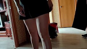 I couldn't miss fucking my slut stepmom's big ass bent over in panties from behind doggystyle till orgasm pov homemade