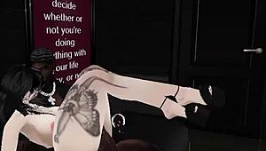 Monster BBC Hardfucks Big Ass Slut IMVU