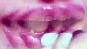 Goddess Lips and Nude Body Make You Throb Hard.