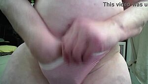 Dawnskye1962 soaked red thong in cum for Jalen!