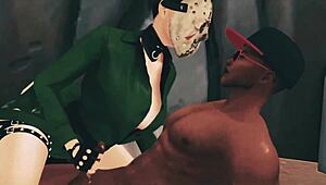 you ever seen bad bitches in masks getting banged everywhere like this?