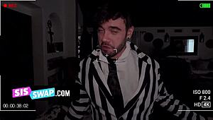 Stepbros and stepsisters fuck desperately as ghosts demand it to lift the curse