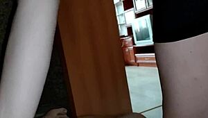 I couldn't miss fucking my slut stepmom's big ass bent over in panties from behind doggystyle till orgasm pov homemade