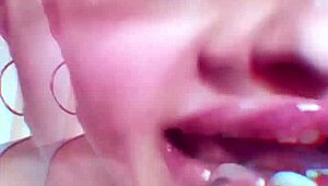 Goddess Lips and Nude Body Make You Throb Hard.