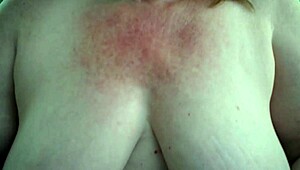 Dawnskye1962 soaked red thong in cum for Jalen!