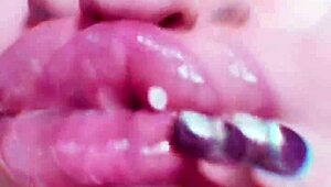 Goddess Lips and Nude Body Make You Throb Hard.