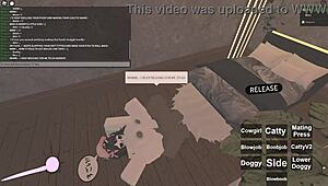 roblox whore gets bent over assfucked by big cock after deepthroat