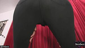 hey sinn sage, your perfect tits in that striptease have me drooling?? show more ass worship!