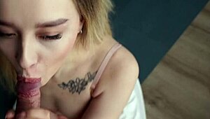 Blonde Girlfriend Cheats with Friend in Secret POV Fuck