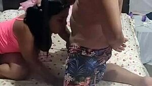 Hotwife's Tight Ass Stretched By Hubby's Friend In Creampie Anal Home Fuck