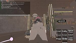 roblox whore gets bent over assfucked by big cock after deepthroat