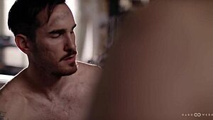 blonde babe bent over in car for hard gangbang double penetration deepthroat and doggystyle by hardwerk crew