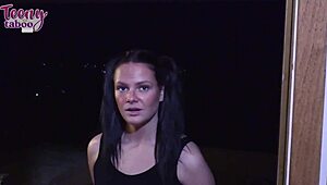 daisy garcia's heart races from cheerleader anal creampie fuck with seth