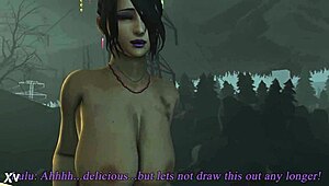 Giantess Lulu Gulps Down Liz Bobby Mackolatoo Whole!!