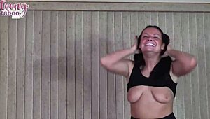 daisy garcia's heart races from cheerleader anal creampie fuck with seth