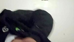 jandro96sheer strokes his monster cock solo again