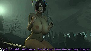 Giantess Lulu Gulps Down Liz Bobby Mackolatoo Whole!!