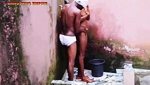 Step Sister's Wet Pussy Drilled Hard Outdoor Big Cock