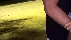 Horny Brazilian Wife Teases Single Guy at Beach Corner Before Room Fuck Filmed