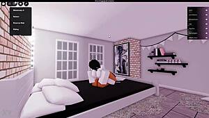 I Fuck Prostitute Hard in Roblox Game
