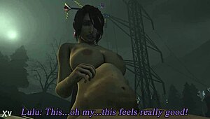 Giantess Lulu Gulps Down Liz Bobby Mackolatoo Whole!!