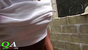 imagine getting bent over by a big black cock in this uncompleted building it's wild and rough