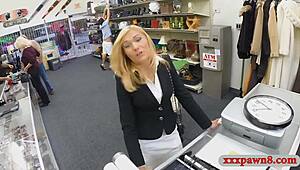 wanna see this hot blonde milf get pounded hard by the pawn keeper? 😏