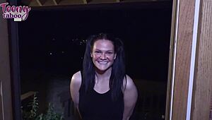 daisy garcia's heart races from cheerleader anal creampie fuck with seth