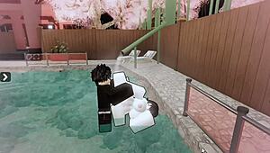 Cheating Slut Bent Over and Pounded Rough in Steamy Hot Spring