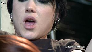 Karlie licks Cadence's pussy till redhead girlfriend cums hard