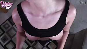 daisy garcia's heart races from cheerleader anal creampie fuck with seth