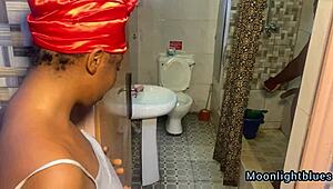 Big Tits STEPMOM caught peeping Fucks BBC STEPSON hard