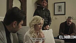 her penance becomes a wild holy fuck gangbang with spanish subtitles