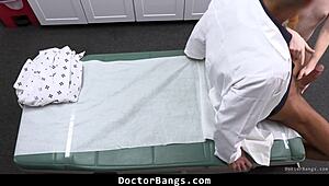 doctor's big dick fixin' my fertility probs... uh i mean patient's! shy teen redhead takes it all