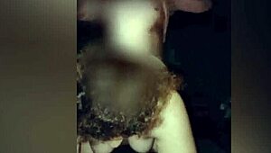 chubby wife bent over doggystyle homemade after friend's huge cock leaves her dripping