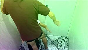 stranger pounds hot girl hard in the bar bathroom, right?