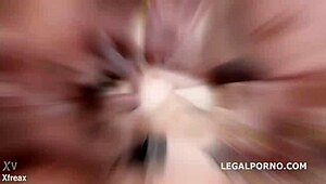 Belle Claire's Quad Anal Double Triple Penetration Gapes