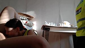 girls, wanna join this hot police lesbian threesome for some pussy licking orgasms?