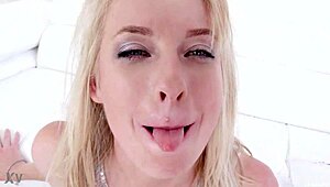 alisha's gaping asshole takes black bulls' creampie dp