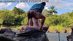 albino girl takes three huge cocks deep in her tight ass creampie gangbang