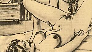 WOW Top TWENTY Vintage Erotic Drawings That Expose Raw Nude Lust!