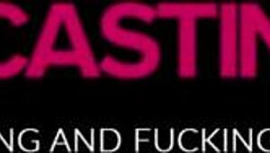 redhead jazmine bent over backstage for first anal creampie debut